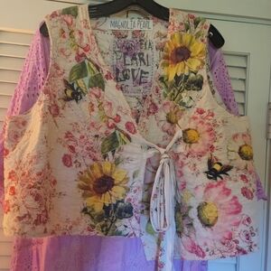 MAGNOLIA PEARL "SUNFLOWER" VEST
